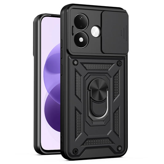 Hülle für Xiaomi Redmi Note 17 4G / Note 17 5G, Techsuit, CamShield, Schwarz