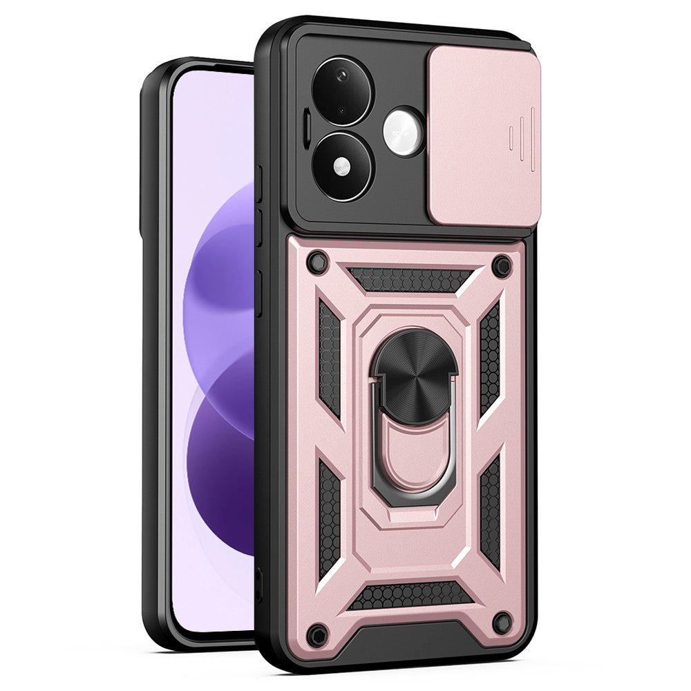Hülle für Xiaomi Redmi Note 17 4G / Note 17 5G, Techsuit, CamShield, Roségold