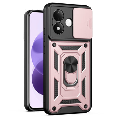Hülle für Xiaomi Redmi Note 17 4G / Note 17 5G, Techsuit, CamShield, Roségold