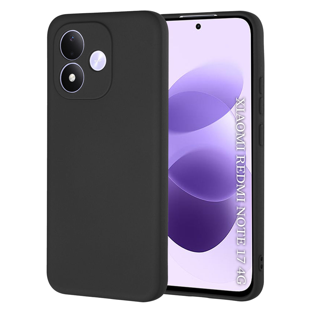 Case for Xiaomi Redmi Note 17 4G / Note 17 5G, Techsuit, SoftFlex, Black
