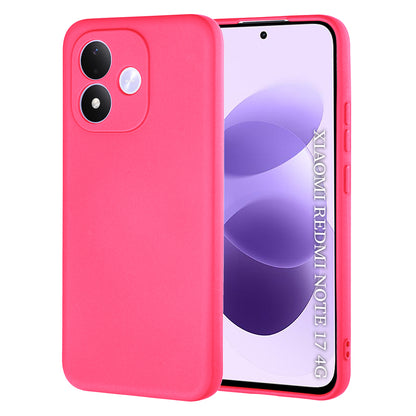Hülle für Xiaomi Redmi Note 17 4G / Note 17 5G, Techsuit, SoftFlex, Dunkelrosa