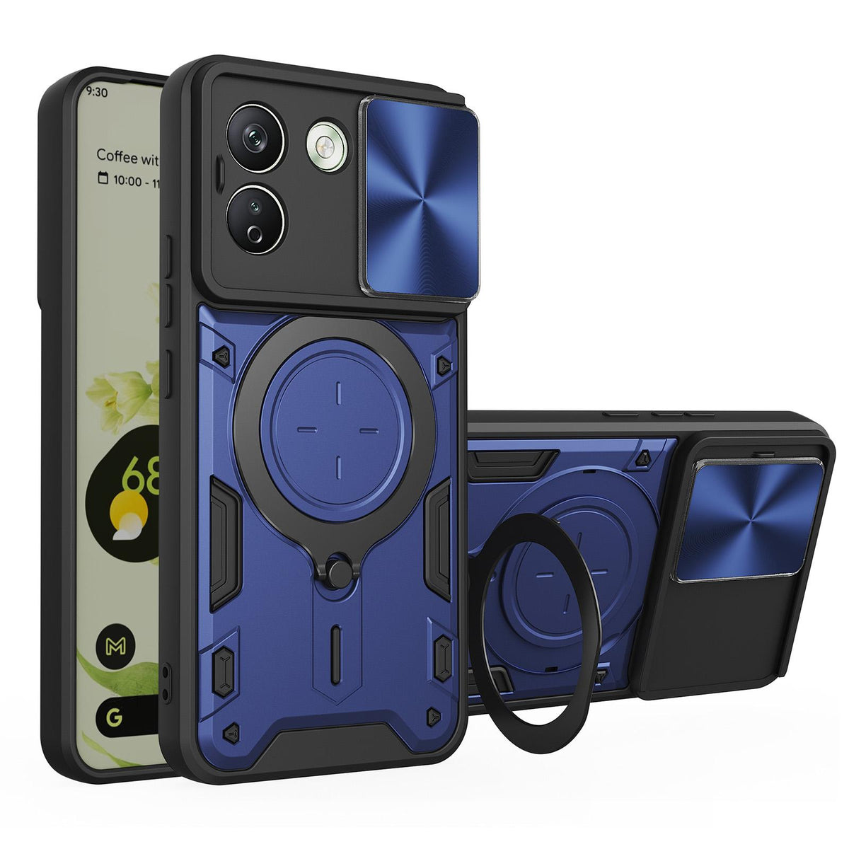 Hülle für Xiaomi Redmi Note 17 Pro Max, Techsuit, CamGuard Pro, Blau