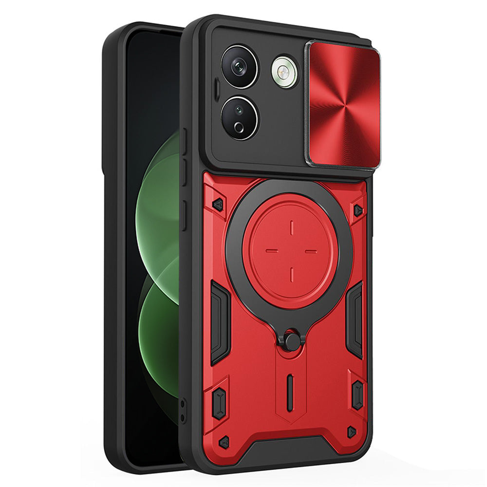 Hülle für Xiaomi Redmi Note 17 Pro Max, Techsuit, CamGuard Pro, Rot