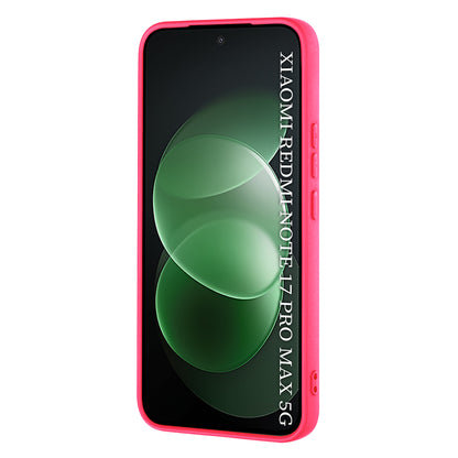 Hülle für Xiaomi Redmi Note 17 Pro Max, Techsuit, SoftFlex, Dunkelrosa