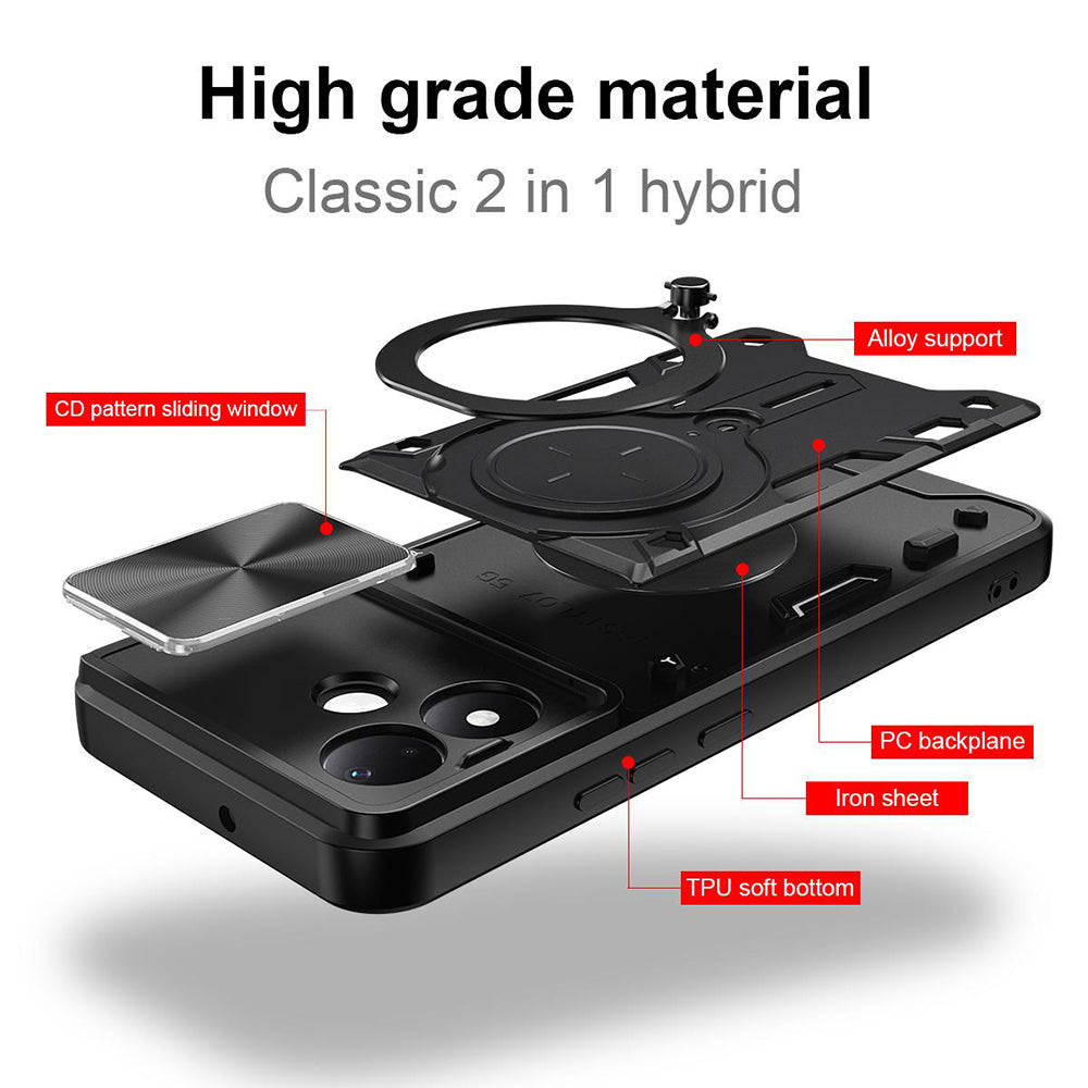 Hülle für Xiaomi Redmi Note 17 Pro, Techsuit, CamGuard Pro, Blau