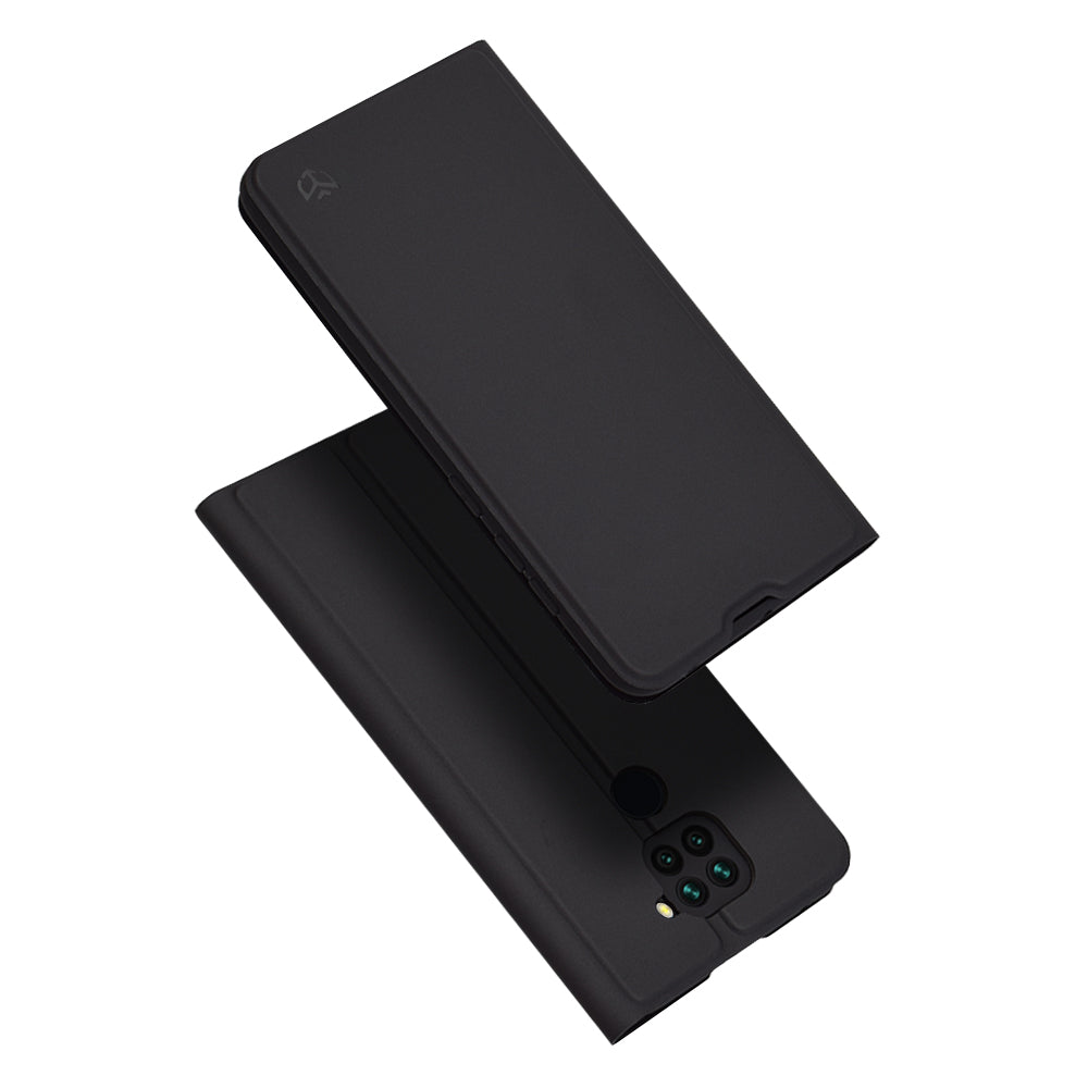 Hülle für Xiaomi Redmi Note 9 / 10X 4G, Techsuit, Magskin Book, Schwarz