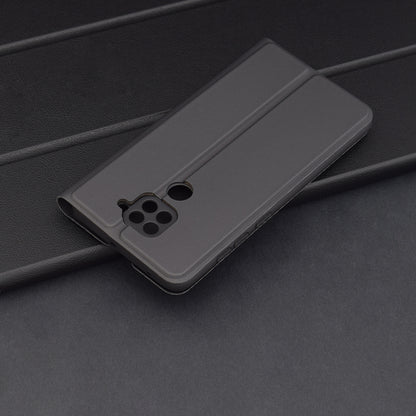 Hülle für Xiaomi Redmi Note 9 / 10X 4G, Techsuit, Magskin Book, Schwarz