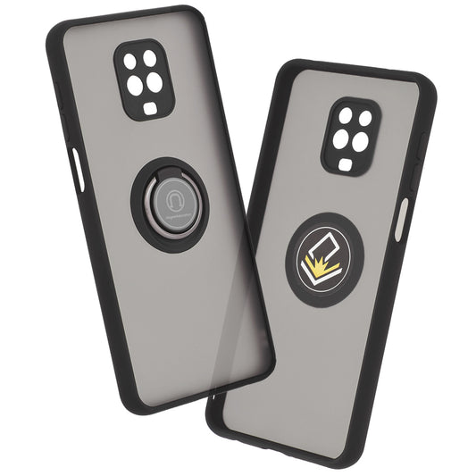 Hülle für Xiaomi Redmi Note 9S / Note 9 Pro / Note 9 Pro Max, Techsuit, Glinth, Schwarz