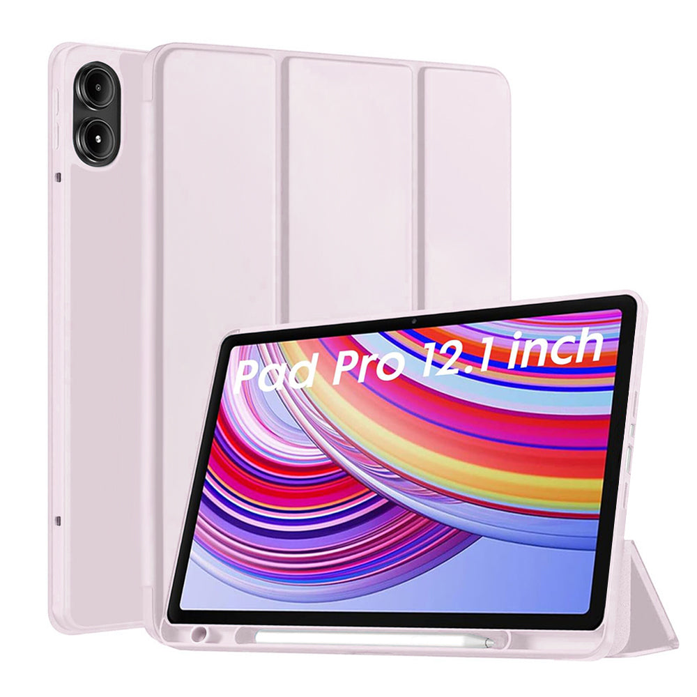 Hülle für Xiaomi Redmi Pad Pro / Pad / Pad Pro 5G, Techsuit, Flex Trifold, Rosa