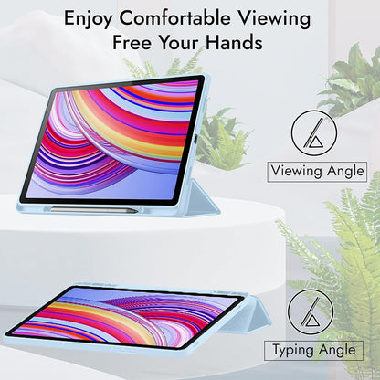 Hülle für Xiaomi Redmi Pad Pro / Pad / Pad Pro 5G, Techsuit, Flex Trifold, Rosa