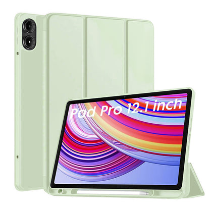 Case for Xiaomi Redmi Pad Pro / Pad / Pad Pro 5G, Techsuit, Flex Trifold, Matcha Green