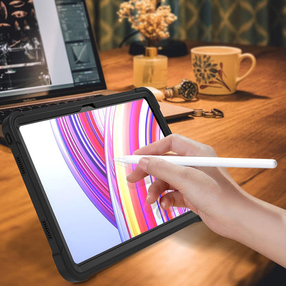 Hülle für Xiaomi Redmi Pad Pro / Pro 5G / Poco Pad, Techsuit, Rugged TabShell, Schwarz