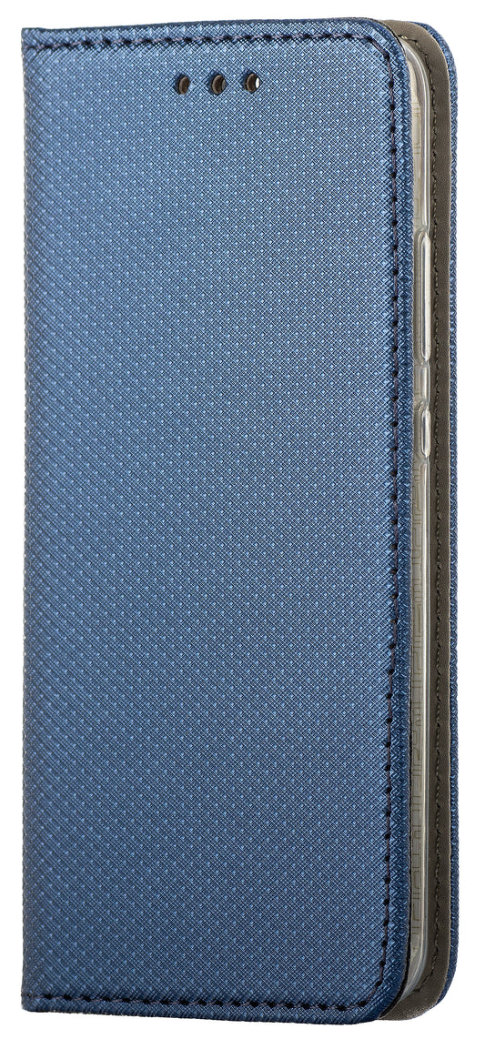 Hülle für Samsung Galaxy J3 (2017) J330, OEM, Smart Magnet, Marineblau