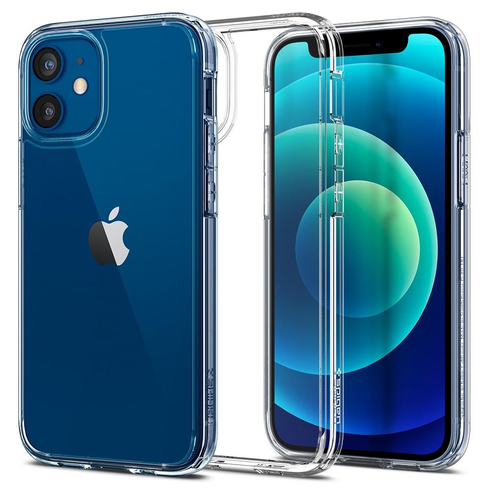 Hülle für Apple iPhone 12 / 12 Pro, Spigen, Ultra Hybrid, Transparent ACS01702