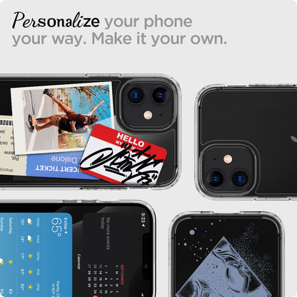Hülle für Apple iPhone 12 / 12 Pro, Spigen, Ultra Hybrid, Transparent ACS01702