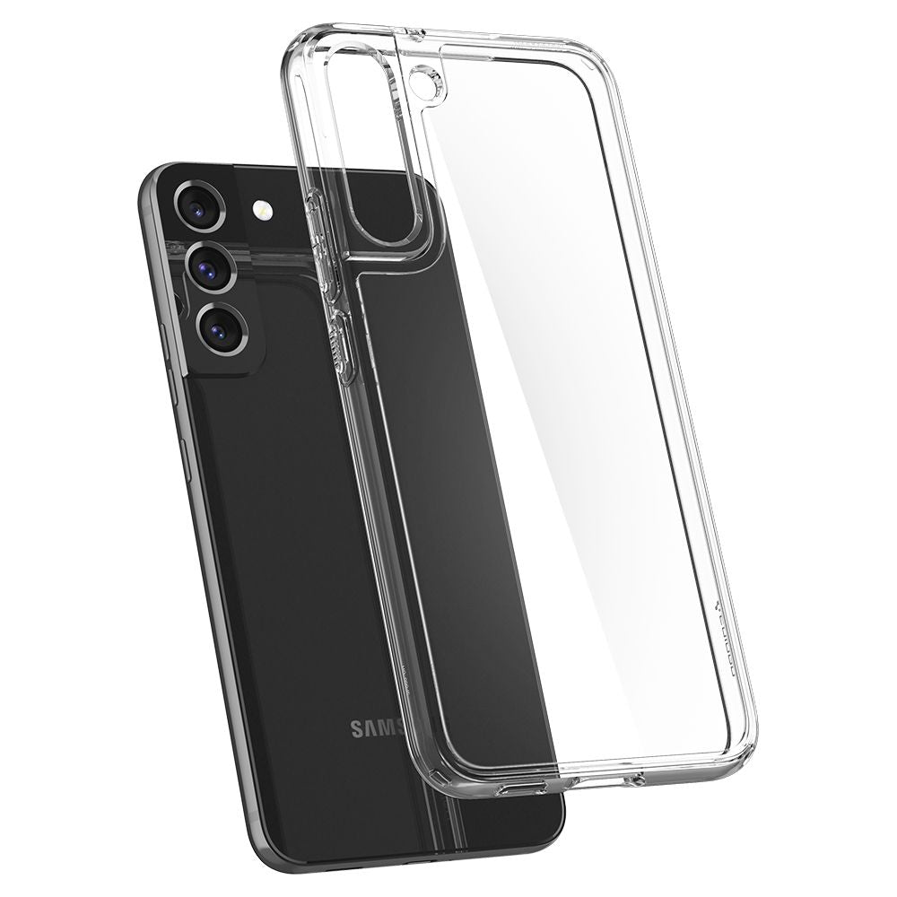 Hülle für Samsung Galaxy S22 5G S901, Spigen, Ultra Hybrid, Transparent ACS03988
