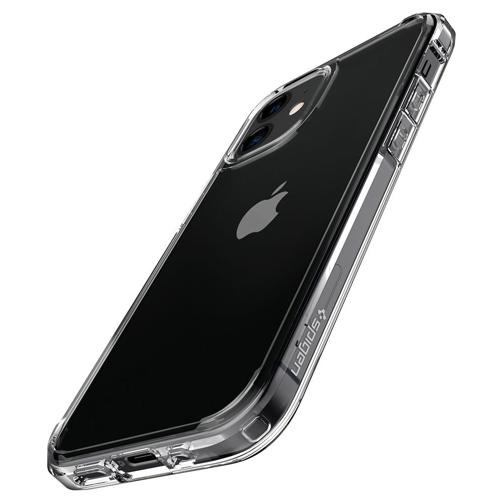 Hülle für Apple iPhone 12 / 12 Pro, Spigen, Ultra Hybrid, Transparent ACS01702