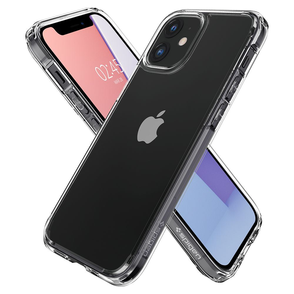 Hülle für Apple iPhone 12 / 12 Pro, Spigen, Ultra Hybrid, Transparent ACS01702