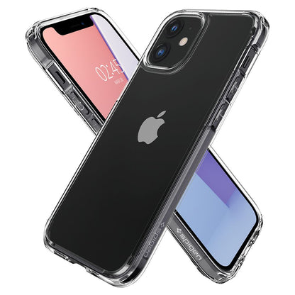 Hülle für Apple iPhone 12 / 12 Pro, Spigen, Ultra Hybrid, Transparent ACS01702