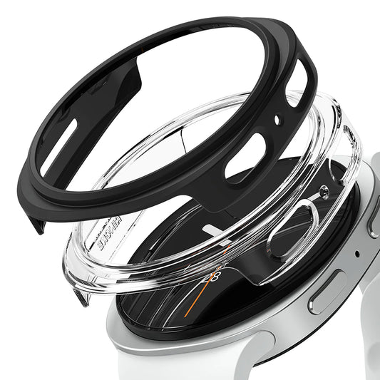 Ringke Slim Hülle für Samsung Galaxy Watch8 40mm, 2er Set, Matt Schwarz