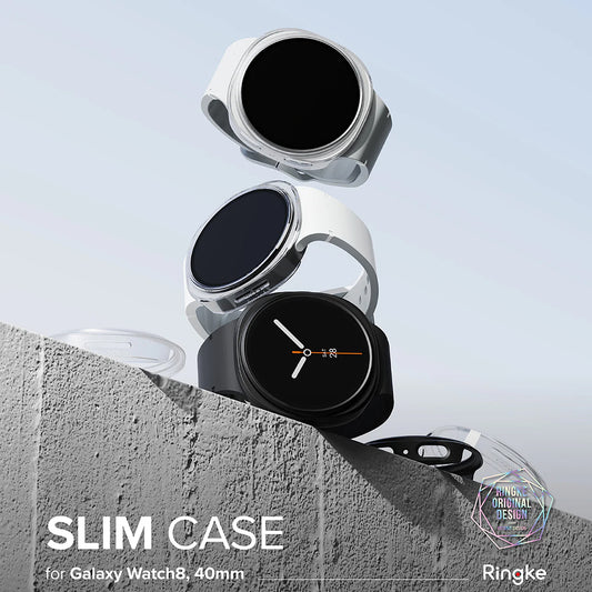 Ringke Slim Case for Samsung Galaxy Watch8 40mm, Set of 2 pieces, Transparent
