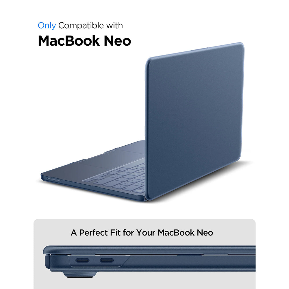 Spigen Airskin Hülle für Apple MacBook Neo 13 Zoll, Indigo Satin ACS11814
