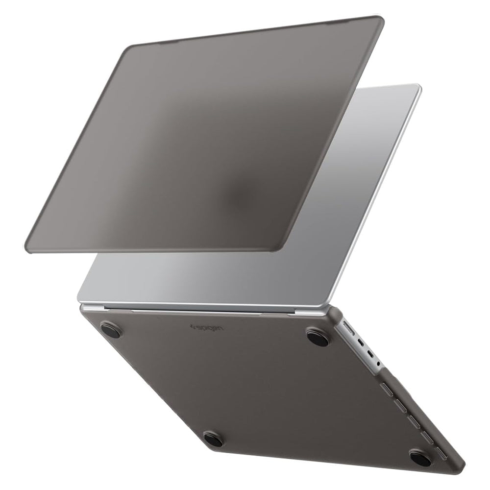 Spigen Airskin Hülle für Apple MacBook Pro 16 Zoll (2026) / (2024) / (2023) / (2021), Schwarz Matt ACS11527