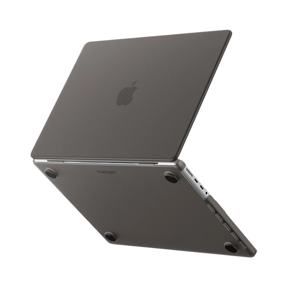 Spigen Airskin Hülle für Apple MacBook Pro 16 Zoll (2026) / (2024) / (2023) / (2021), Schwarz Matt ACS11527