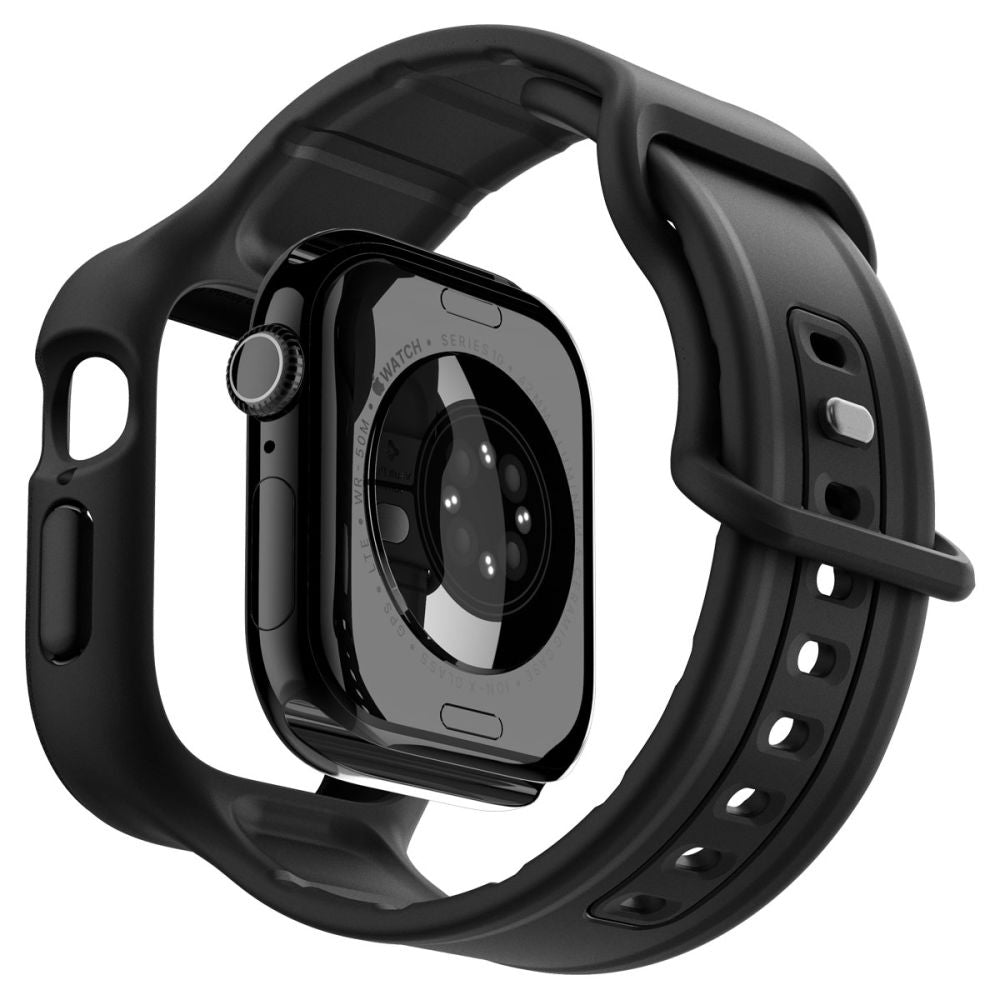Spigen Caseology Vault Pro Armband für Apple Watch Series 10 / 11 42mm, Mattschwarz ACS09390