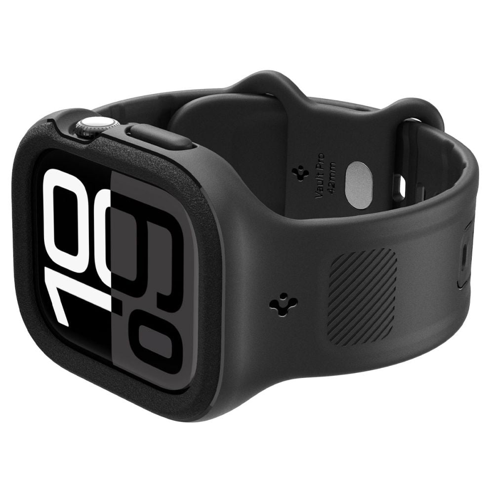 Spigen Caseology Vault Pro Armband für Apple Watch Series 10 / 11 42mm, Mattschwarz ACS09390