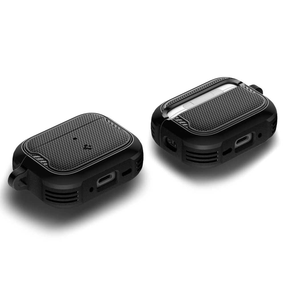 Spigen Core Armor Hülle für Apple AirPods Pro 3, Mattschwarz
