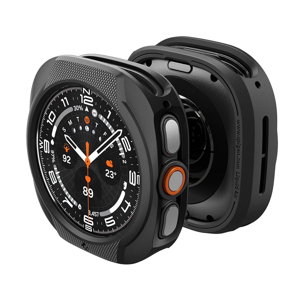 Spigen Liquid Air Hülle für Samsung Galaxy Watch Ultra2, Matt Schwarz ACS11610
