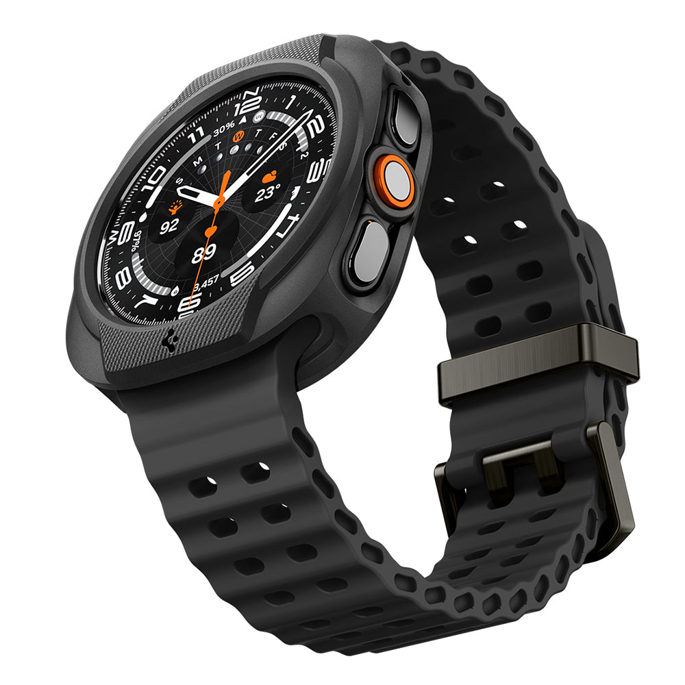 Spigen Liquid Air Hülle für Samsung Galaxy Watch Ultra2, Matt Schwarz ACS11610