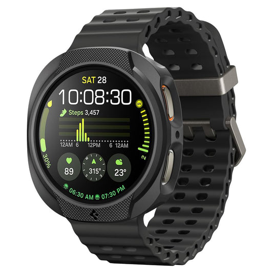 Spigen Liquid Air Hülle für Samsung Galaxy Watch8 40mm, Mattschwarz ACS09840