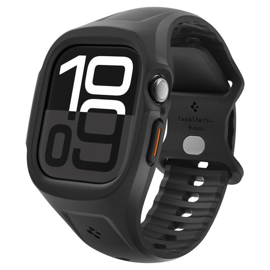 Spigen Liquid Air Pro Hülle für Apple Watch Series 10 / 11 46mm, Mattschwarz ACS09317
