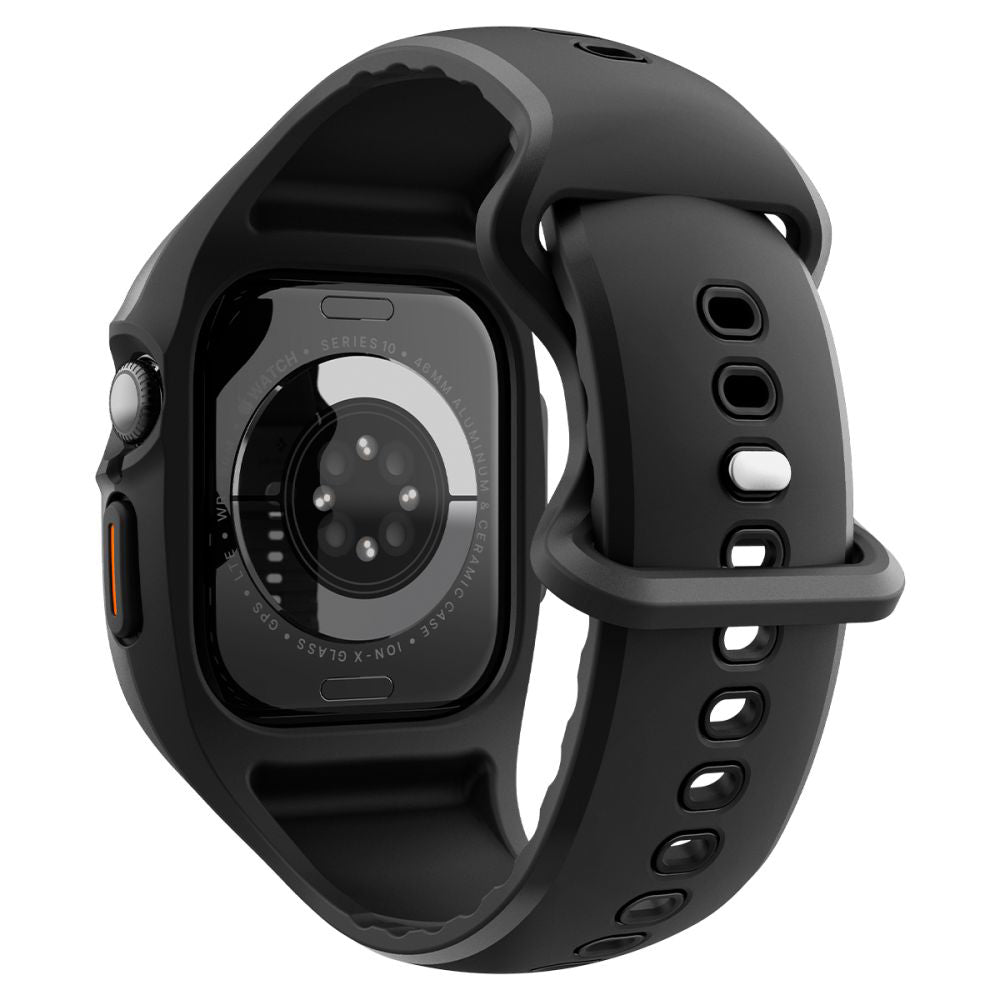 Spigen Liquid Air Pro Hülle für Apple Watch Series 10 / 11 46mm, Mattschwarz ACS09317