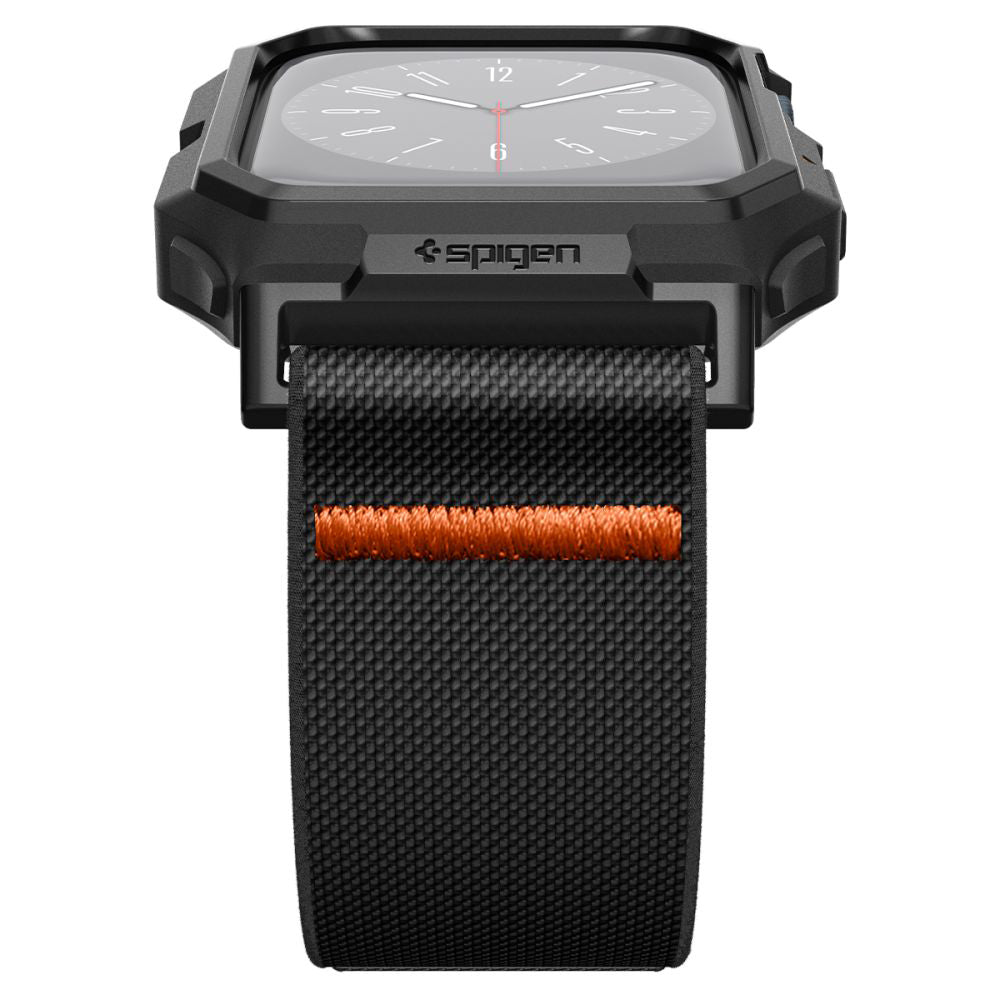 Spigen Lite Fit Pro Hülle für Apple Watch 44mm Serie, Mattschwarz ACS07103