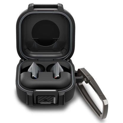 Spigen Lock Fit Hülle für Samsung Galaxy Buds4 / Buds4 Pro, Mattschwarz ACS11202
