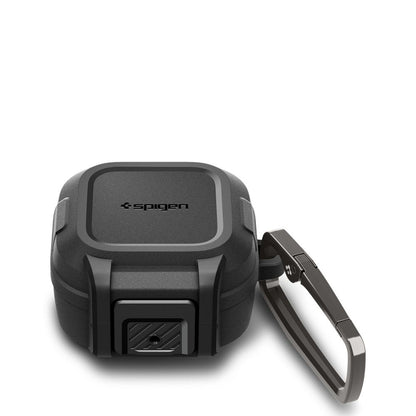 Spigen Lock Fit Hülle für Samsung Galaxy Buds4 / Buds4 Pro, Mattschwarz ACS11202