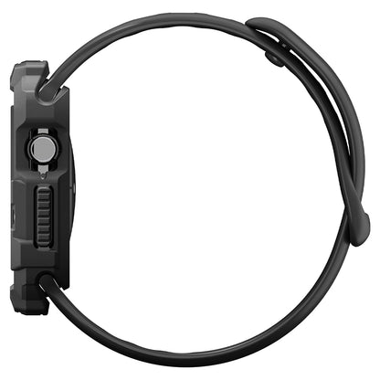 Spigen Rugged Armor Hülle für Apple Watch Series 12 46mm, Matt Schwarz ACS11886