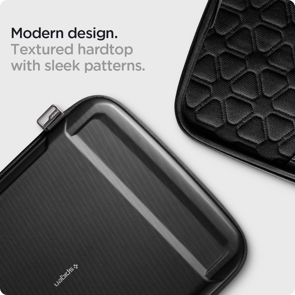 Spigen Rugged Armor Hülle für Laptop 13 Zoll - 14 Zoll, Schwarz AFA04270