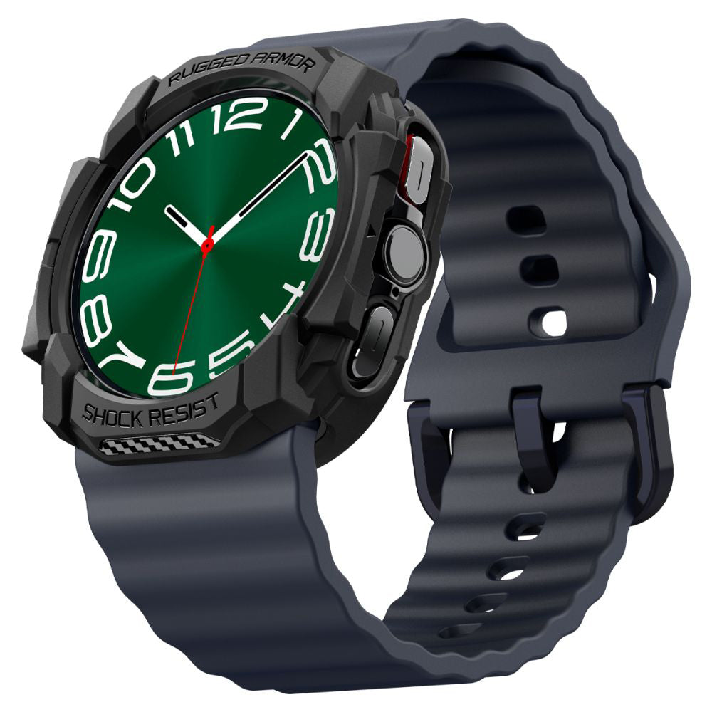 Spigen Rugged Armor Case for Samsung Galaxy Watch Ultra, Black