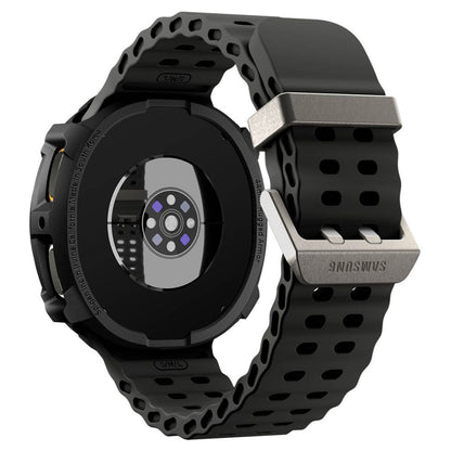 Spigen Rugged Armor Hülle für Samsung Galaxy Watch8 44mm, Matt Schwarz ACS10006