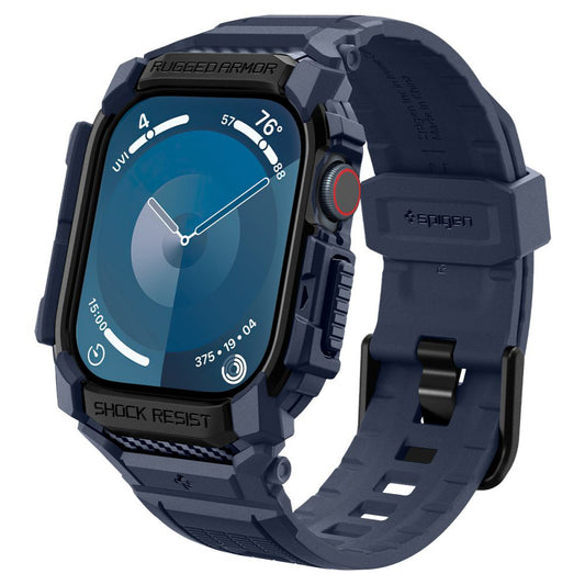 Spigen Rugged Armor Pro Case for Apple Watch Series 10 / 11 46mm, Navy Blue