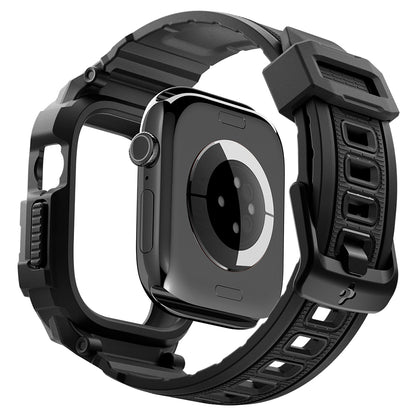 Spigen Rugged Armor Pro Case for Apple Watch Series 12 46mm, Matte Black ACS11894