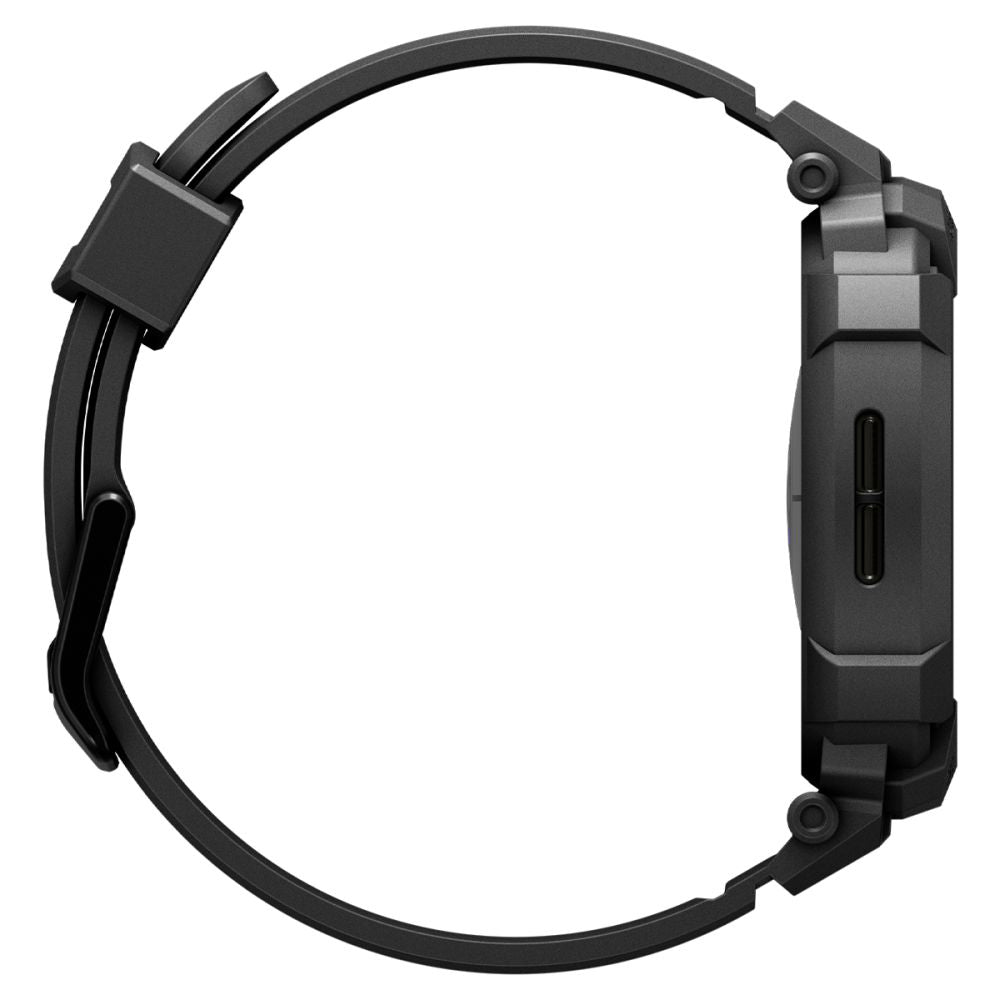 Spigen Rugged Armor Pro Hülle für Samsung Galaxy Watch8 40mm, Mattschwarz ACS10005