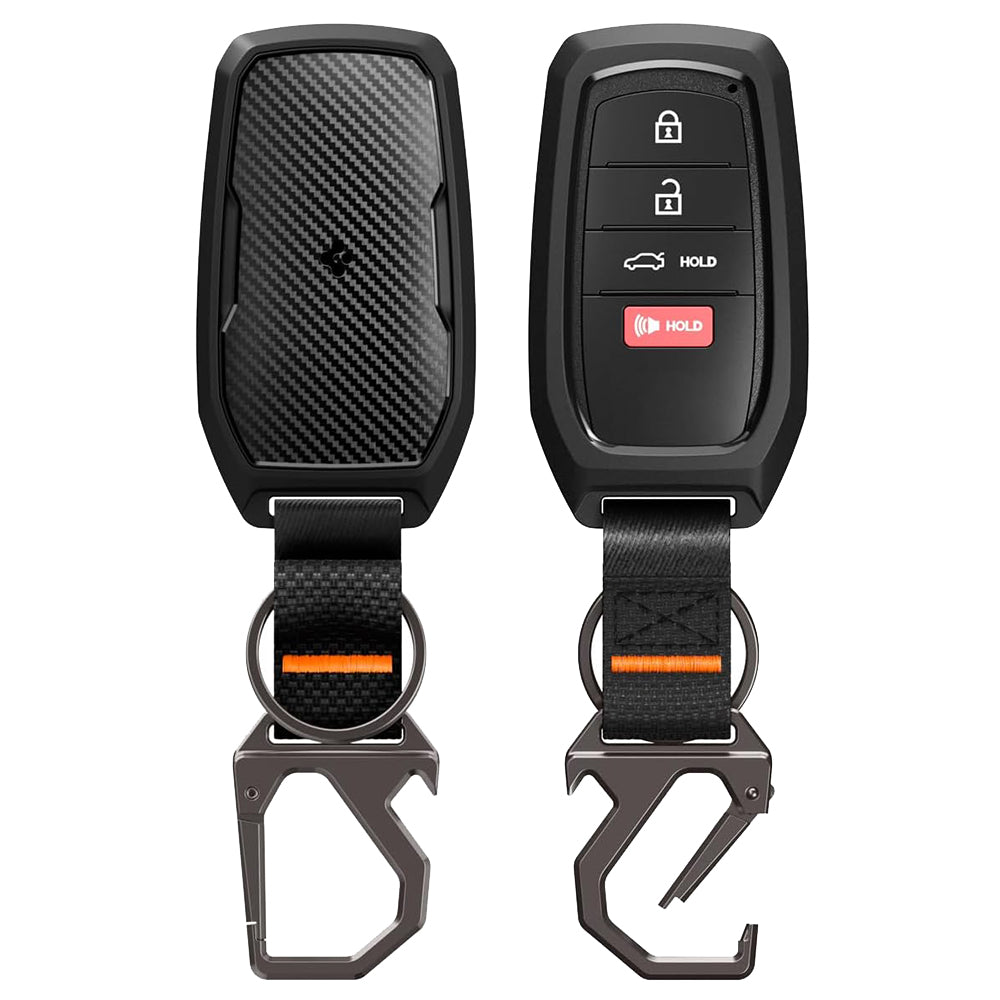 Spigen TK100 Hülle für Toyota Smart Schlüssel, Schwarz ACS11366