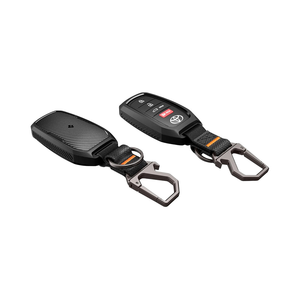 Spigen TK100 Hülle für Toyota Smart Schlüssel, Schwarz ACS11366