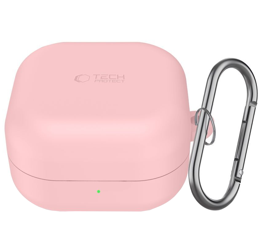 Tech-Protect Silicone Hook Hülle für Samsung Galaxy Buds4 / Buds4 Pro, Rosa