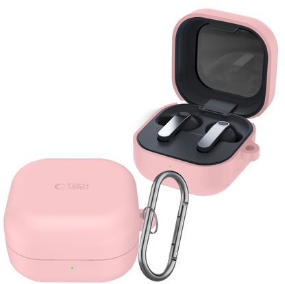 Tech-Protect Silicone Hook Hülle für Samsung Galaxy Buds4 / Buds4 Pro, Rosa